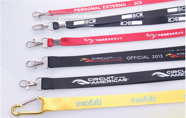 Tailor made screen print polyester neck ribbon factory