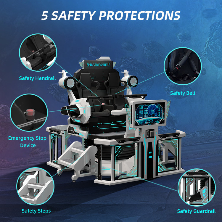Vr Arcade Game Machine 360 Degree Rotating 9d Vr Cinema