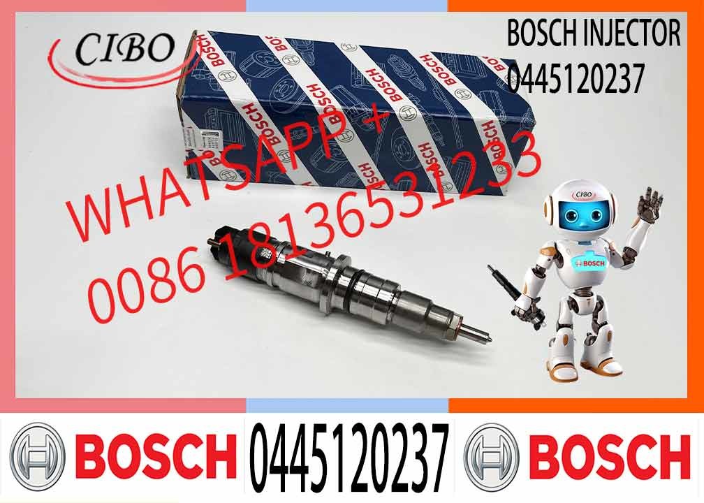 Diesel Fuel Injector 0445 120 237 Common Rail Injector 0445120237
