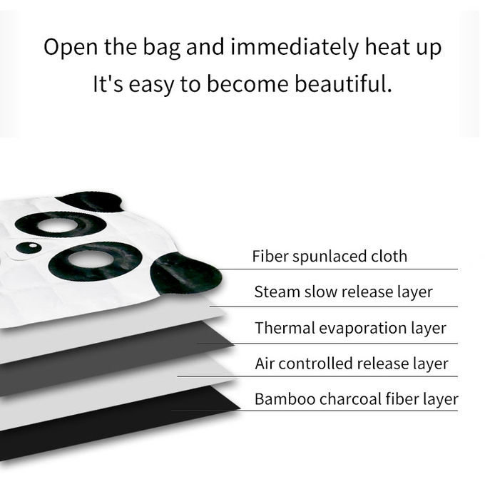 Panda Printing Steam Face Mask Facial Mask Sheets ISO Certificate