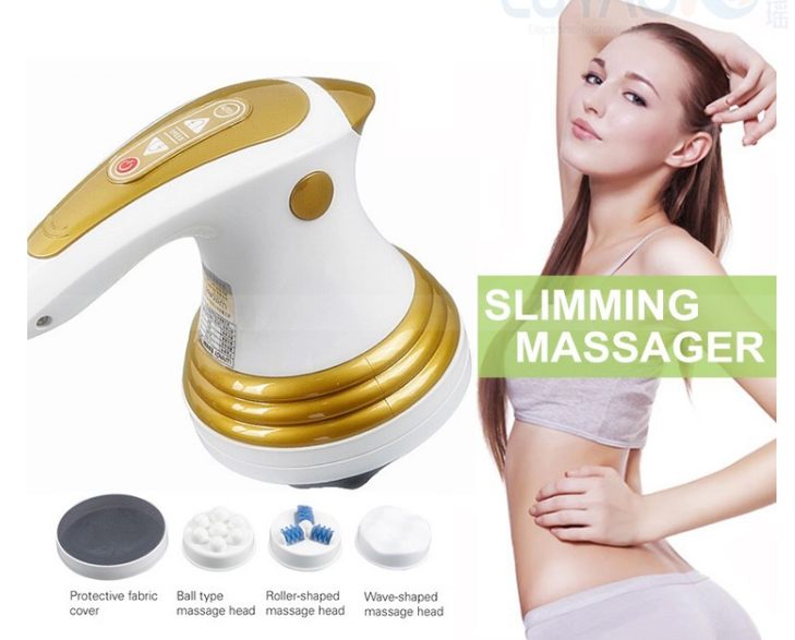Non - Rechargeable Mini Anti Cellulite Electric Massager With Red Light