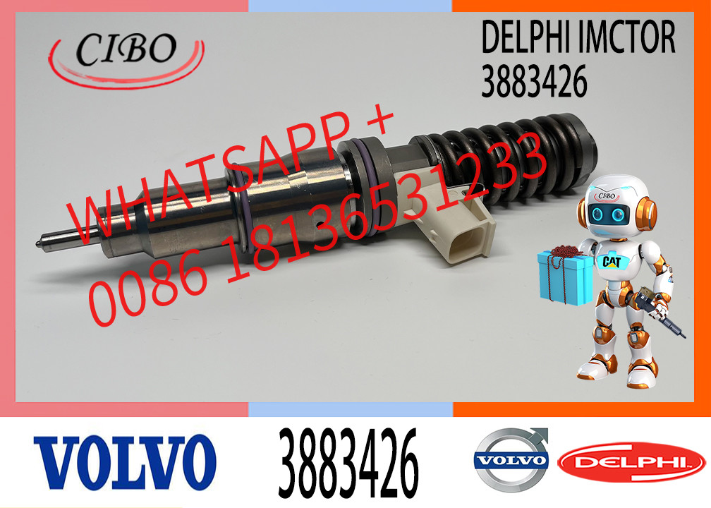 3883426 EC700 D16 Fuel Injector Common Rail Injector BEBE5H00001 03883426 04085436 3801144 E3.24