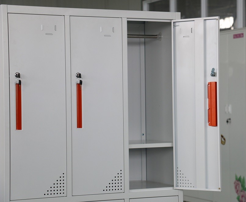 6 Door Cold Rolling Steel Office Lockers Oem / Odm