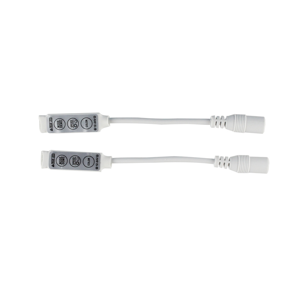 288W 3 Key LED Controller , RGB LED Controller 12V For 5050 RGB Strip Light