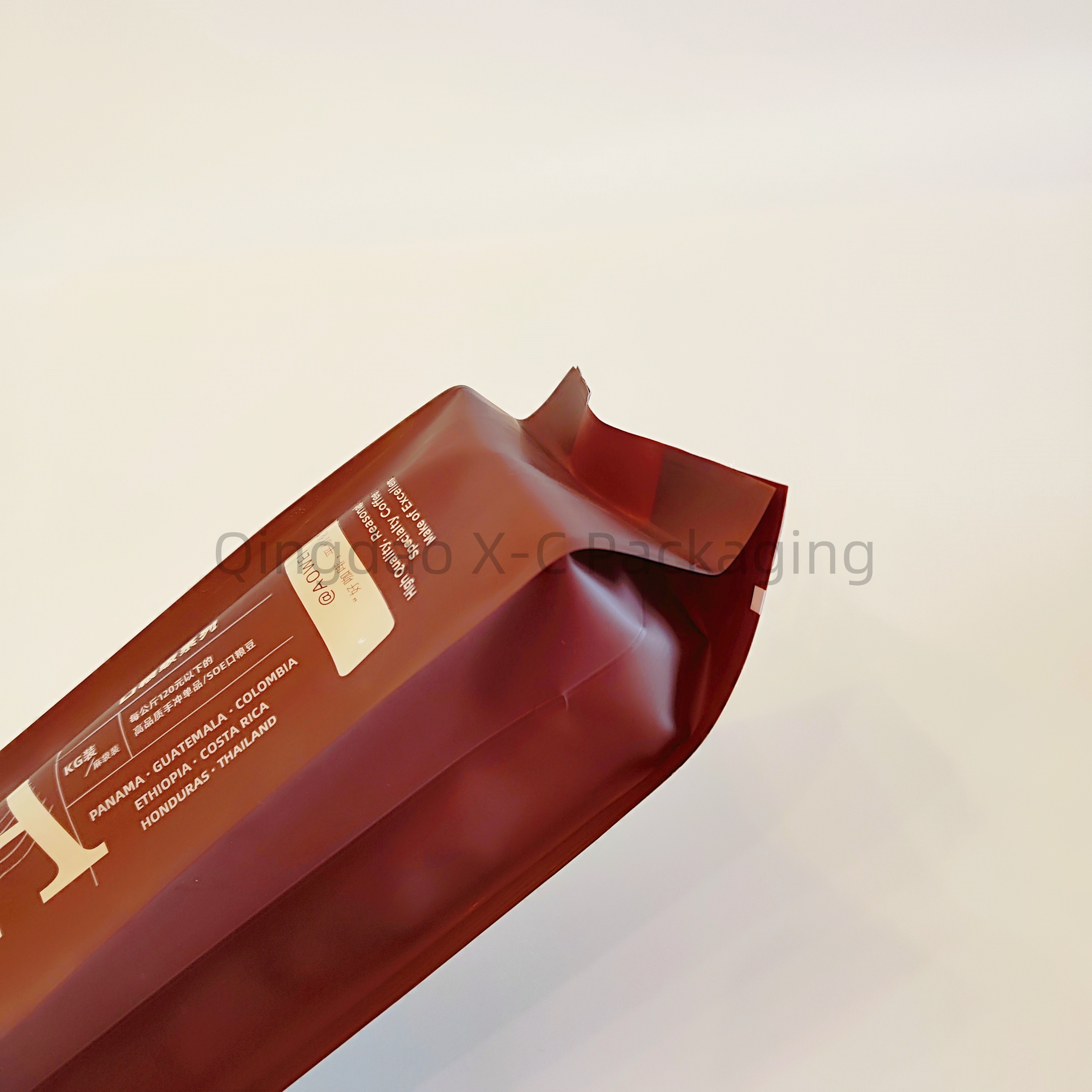 Custom Printed Quad Seal Bag Food Packaging Reusable Laminated Compoud Wholesale