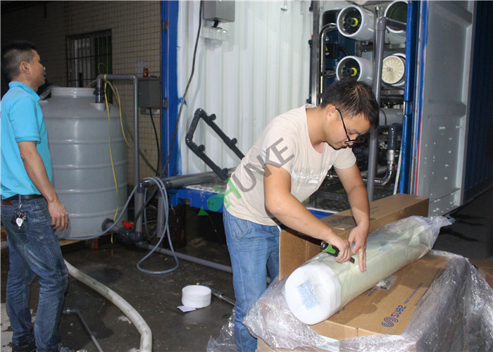 Portable Containerized Water Treatment Plant , Mobile Ro Water Plant Machine