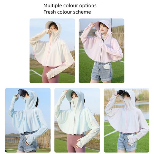 Ice Silk Lens Sun Protection Jacket Outdoor Fishing Gear Uv Protection Clothing