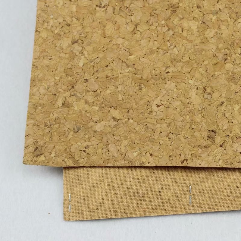 0.8mm Durable Nature Cork Fabric/Leather for Wall Decoration, Phone Cover and Note Book Making
