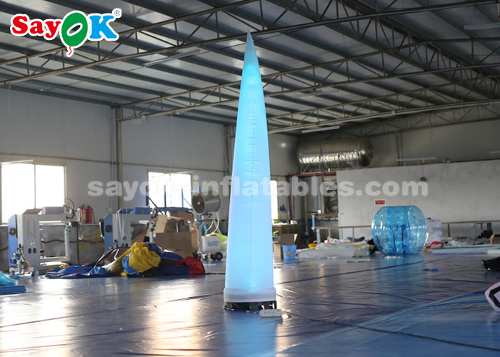 2.5m Inflatable Tusk Lighting Decoration With 16 Color Changing Lights