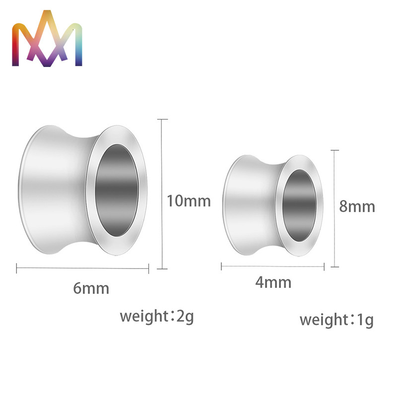 304 Stainless Steel Column Beads 4x6MM 6x10MM