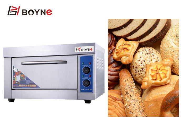 Hotel Commercial Stainless Steel Single Deck Electric Bakery Bread Oven