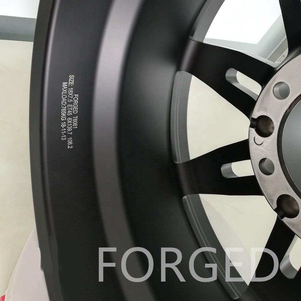 custom wheelsl matte black 4 wheel Better driving experience 16 17 18 beadlock off road wheel