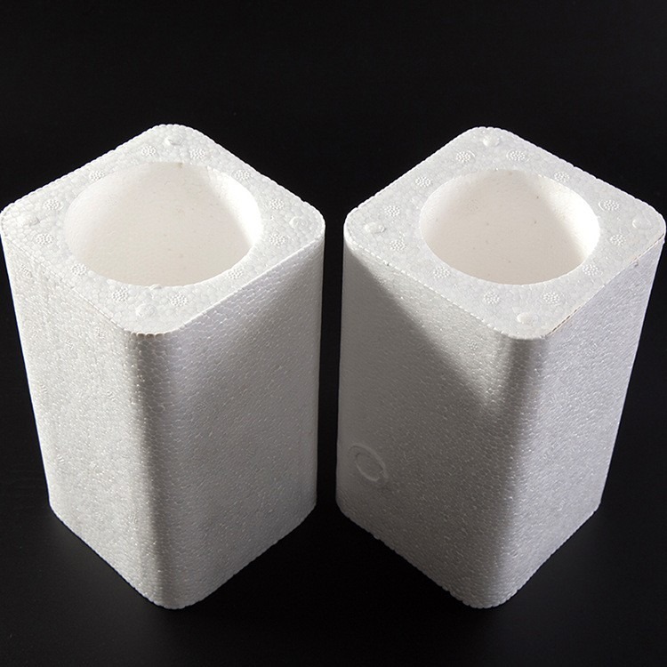 Custom Shaped White EPS Foam Packaging Shock-Proof Poly Dragon Foam Molding Plastic Lined Foam Box