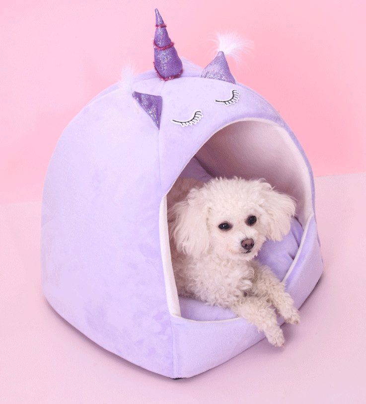unicorn cat bed