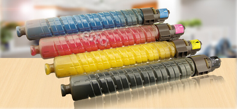 MPC4000 Blue Red Yellow Black Ricoh Color Toner Cartridges MPC5000 With Chip
