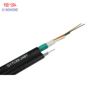 Self Support Outdoor Fiber Optic Cable Steel Tape Armored For Cabling System