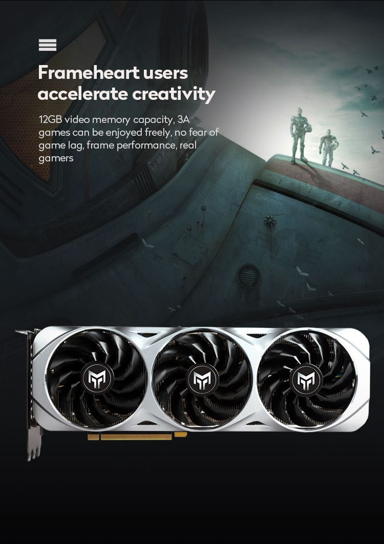 Gaming Geforce RTX 3060 Graphics Card Metal Master MAX OC 12GB GDDR6 192Bit N Card