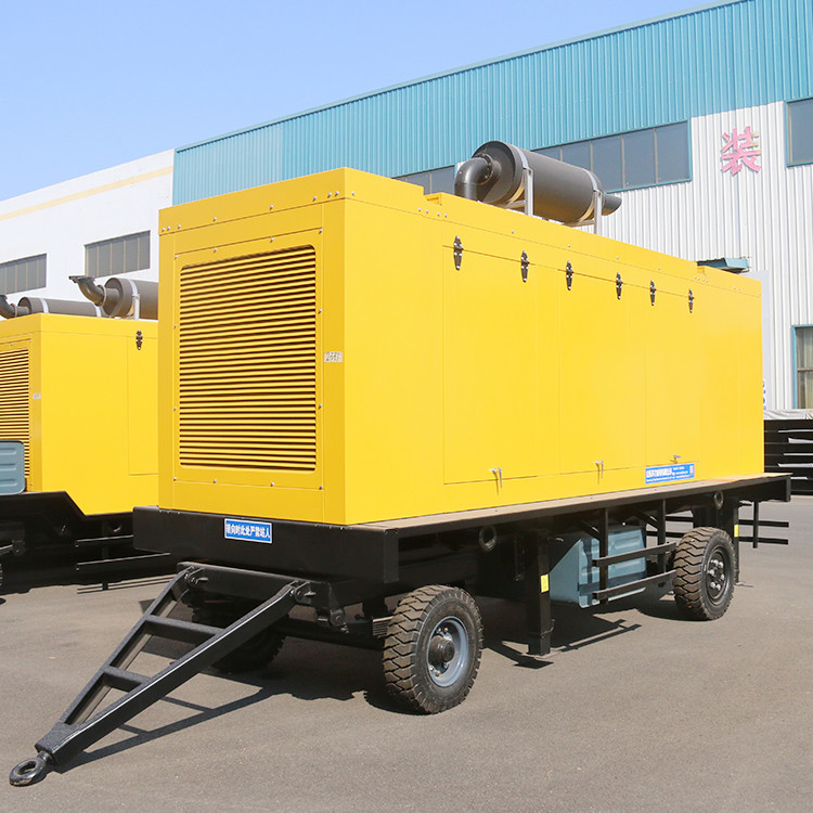 50HZ 60HZ Trailer Type Generator Water Cooling 125KW 150KVA 400V