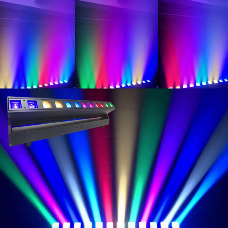 ATG 10X40 W RGBW Moving Head LED Magic Wand for Impact Light Effects at Discos Events