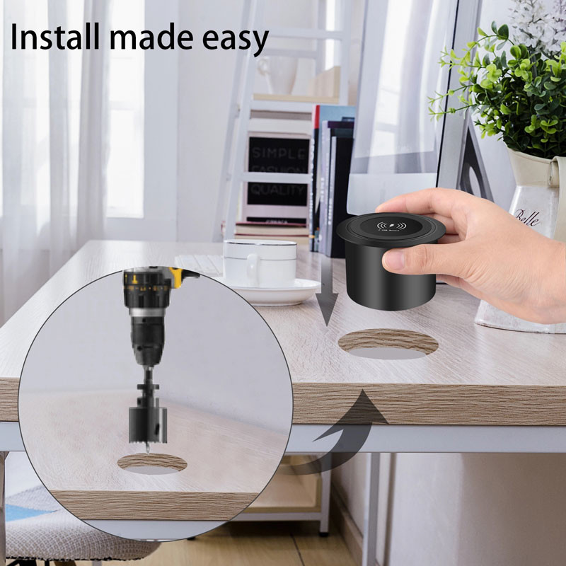OEM Under Desk 10w 3 In 1 Wireless Charger Pad For Smart Iphone