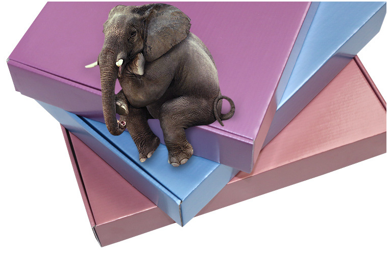 Custom Printing Folding Custom Corrugated Box With Waterproof Metal Film