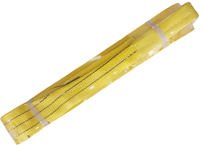 Industrial Polyester Flat Eye And Eye Sling WLL 11500 LBS Wear Resistance