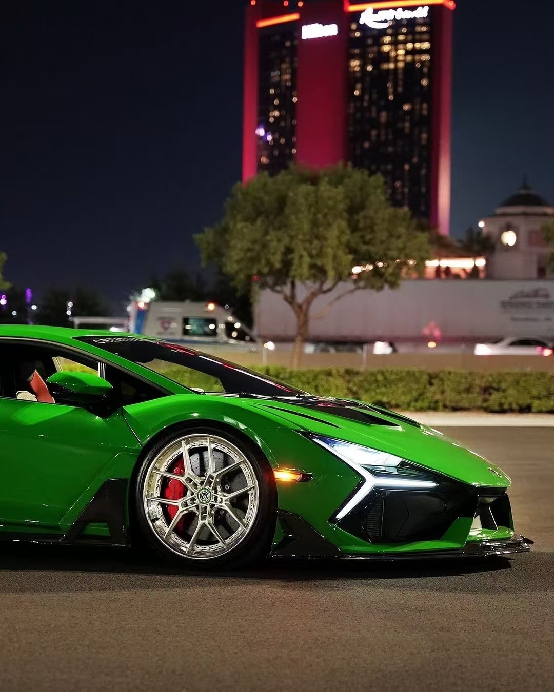 Lamborghini Revuelto Custom Body Kits Carbon Fiber DUKE Style Custom Front Diffuser