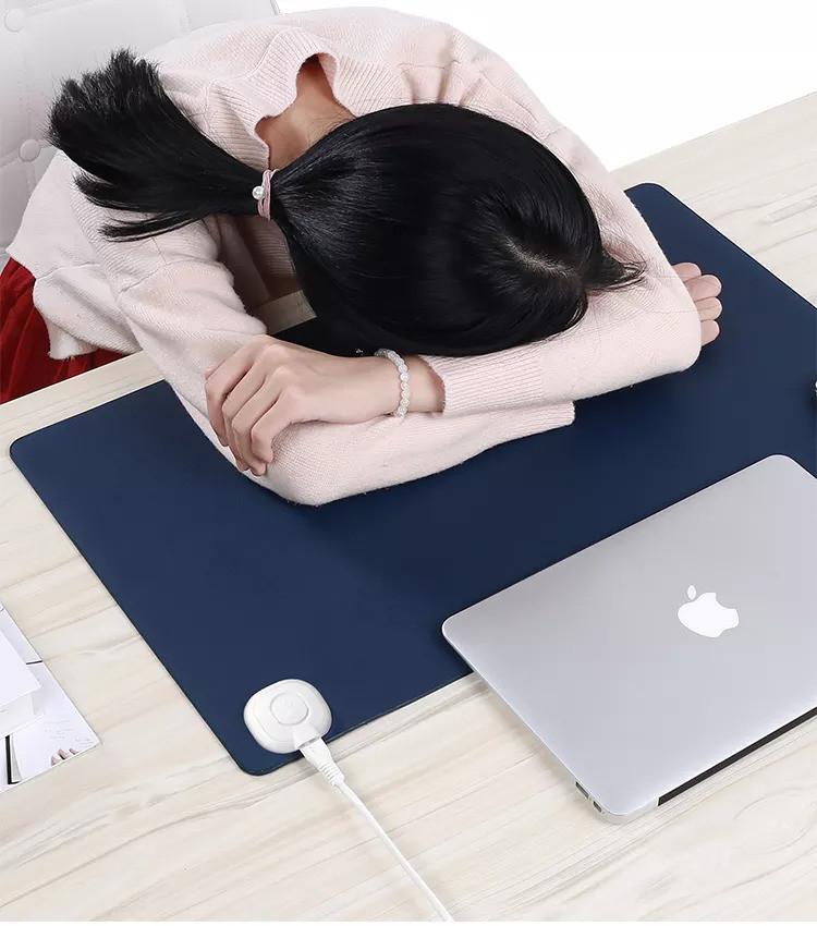 Graphene Film Material Electric Heated Pad For Desk 65degree Temperature ODM