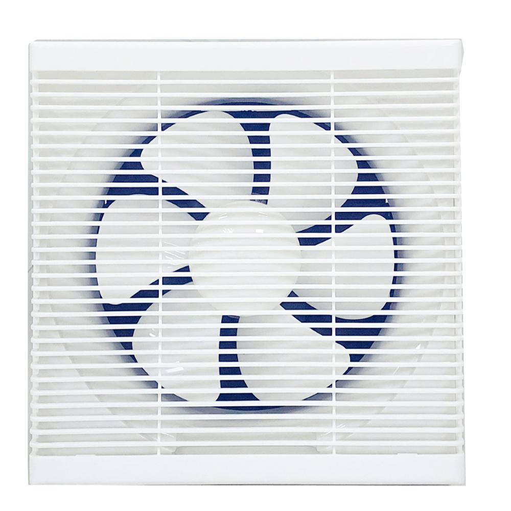 Wall Mounted Shutter AC Bathroom Battery Operated Exhaust Fans White