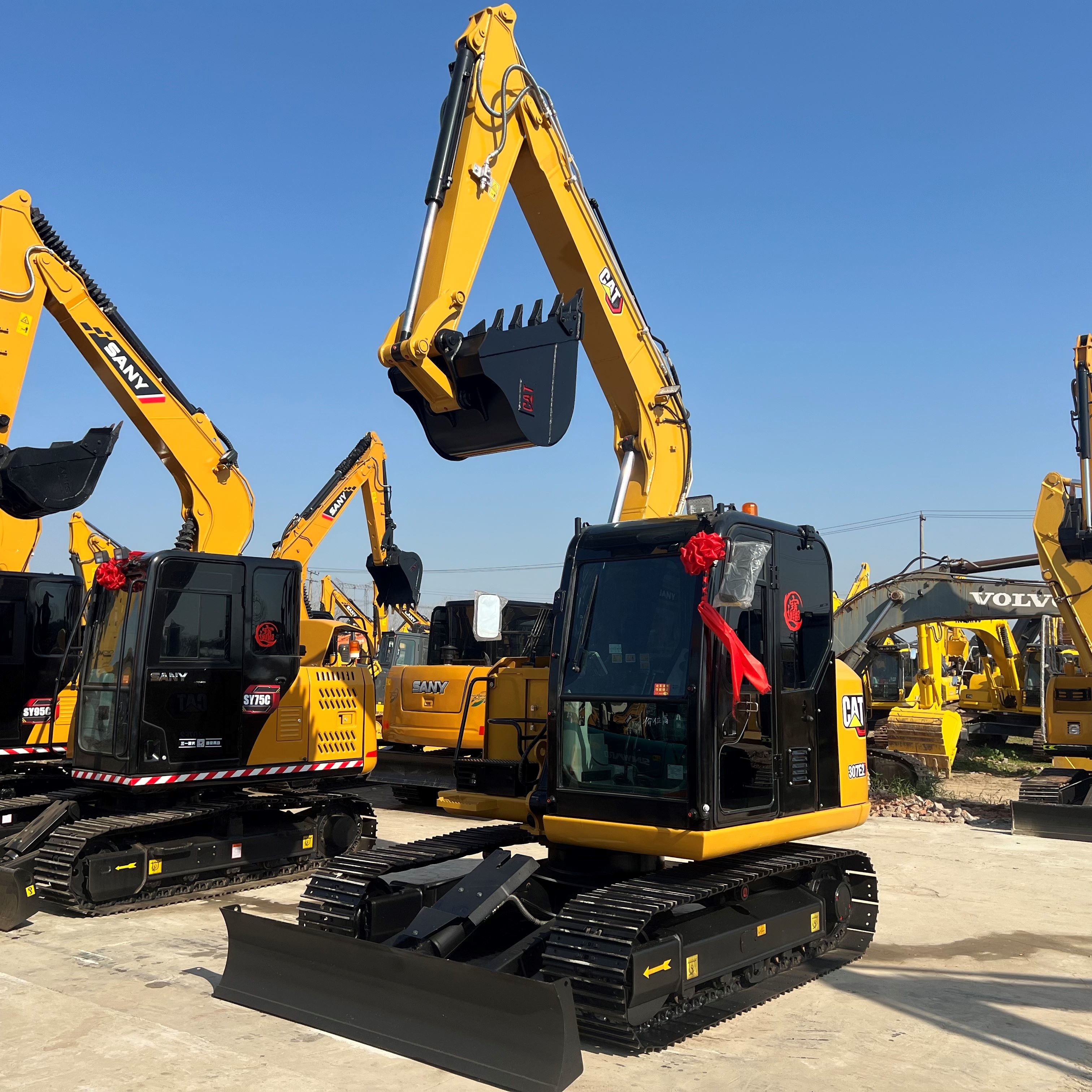 Factory sell CAT307E Used Excavator Cat307e Cat307e2 Caterpillar Excavator Used Cat 305.5 Cat 305.5e Cat 306D 308e 307.5