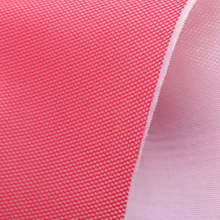 Knitted Breathable Air Mesh Fabric 3mm 100% Polyester For Shoes Seat Back