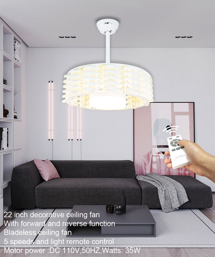 Brushless Inverter DC Motor 22 Inch Ceiling Fan with Standard Wind Type and LED Light