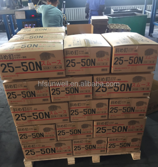 Mexico factory 15 Degree 2"X. 099" Screw Shank Pallet Coil Nails with cheap price