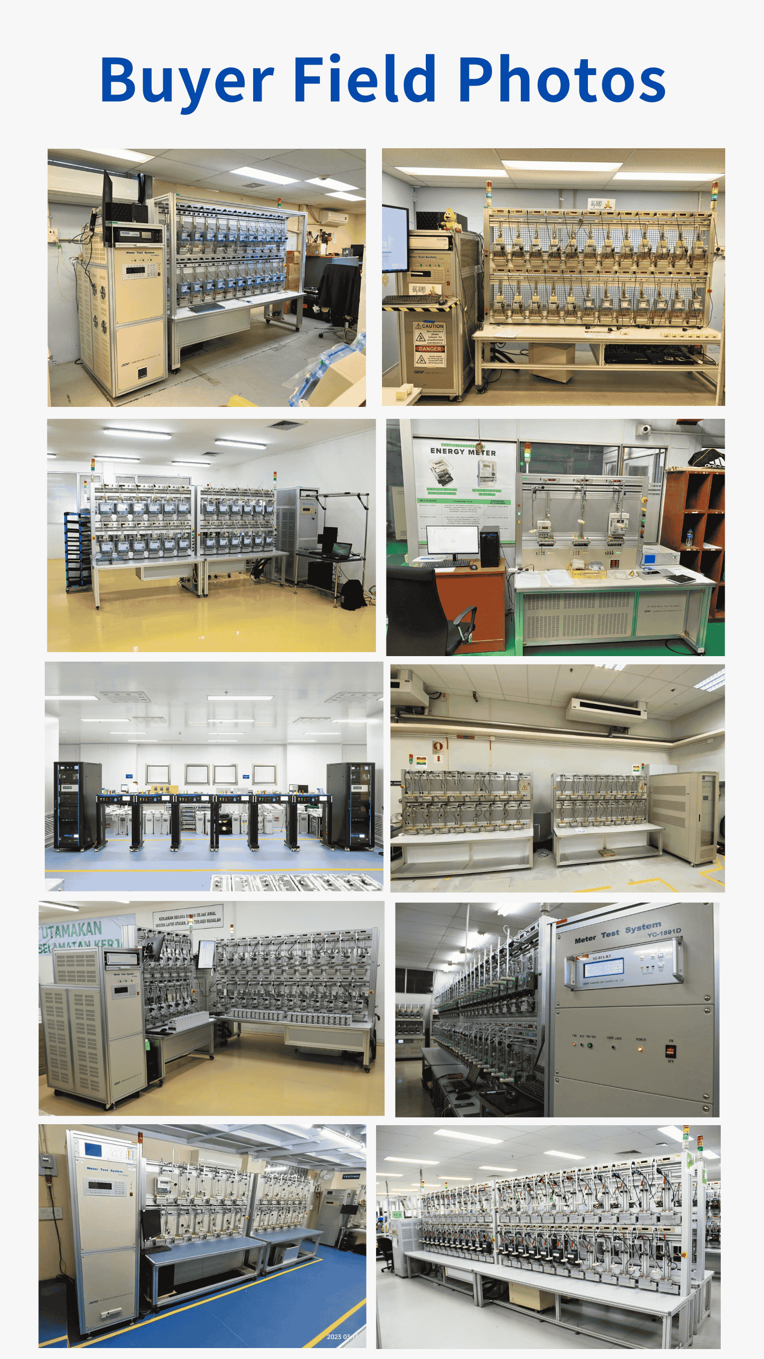Professional Three-Phase Stationary Meter Test Bench for Electric Energy Meter Testing