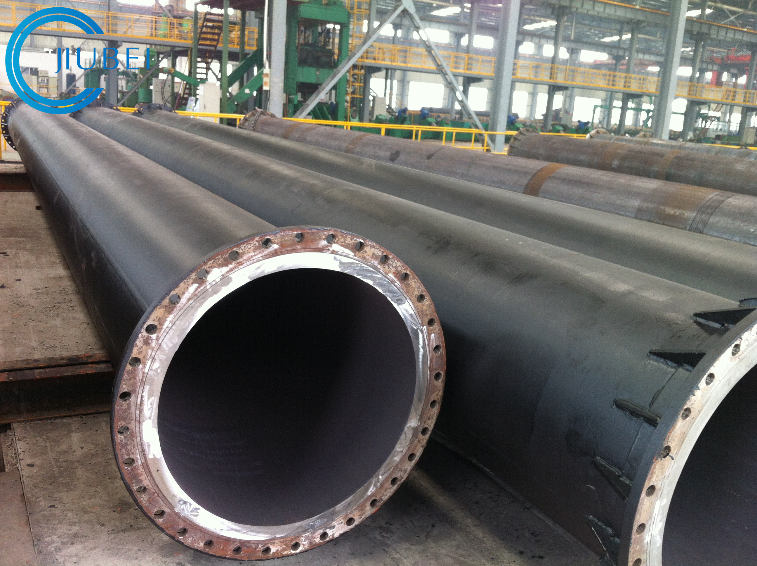 Polishing / Coating Dual Metal Wear Resistant Pipe For Sand / Slurry Dredging