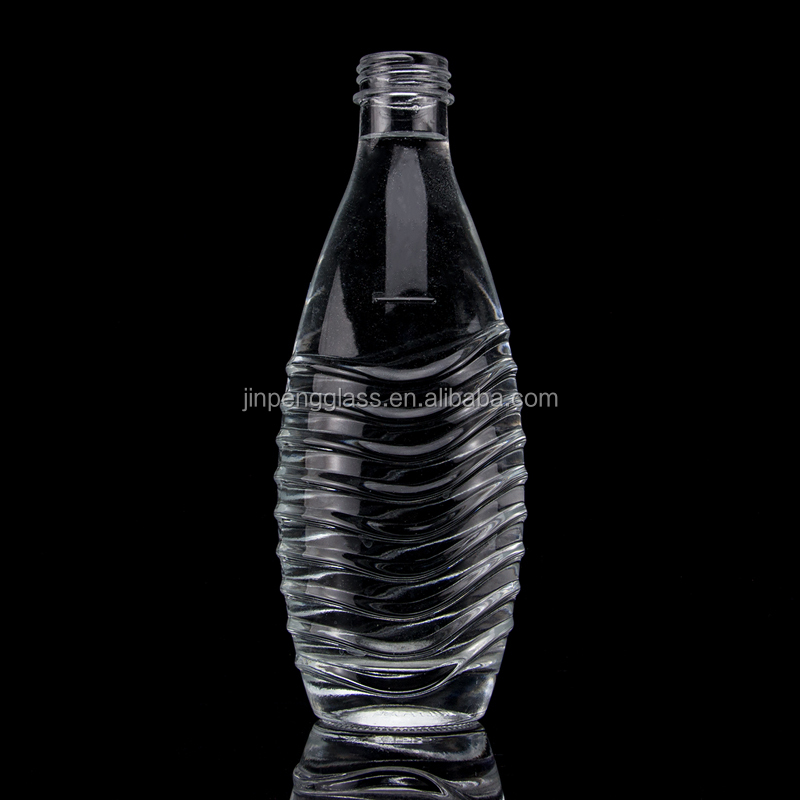 Vodka Glass Collar 750ml 1000ml Clear Flint Gin Rum Champagne Tequila Whisky Bottle