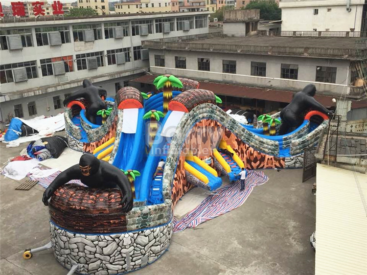 Gorilla Inflatable Water Park