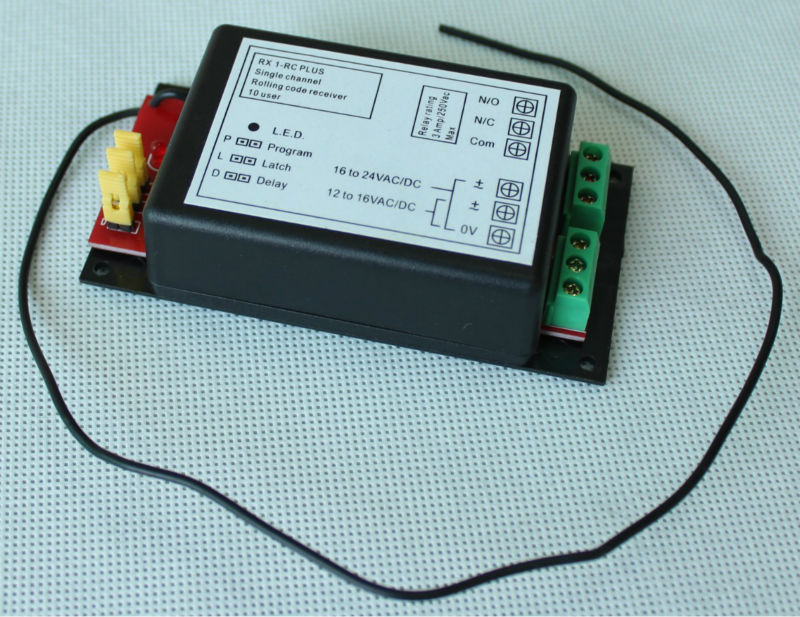 433.93MHZ Sectional Universal Garage Door Opener Remote Control Humanized Design