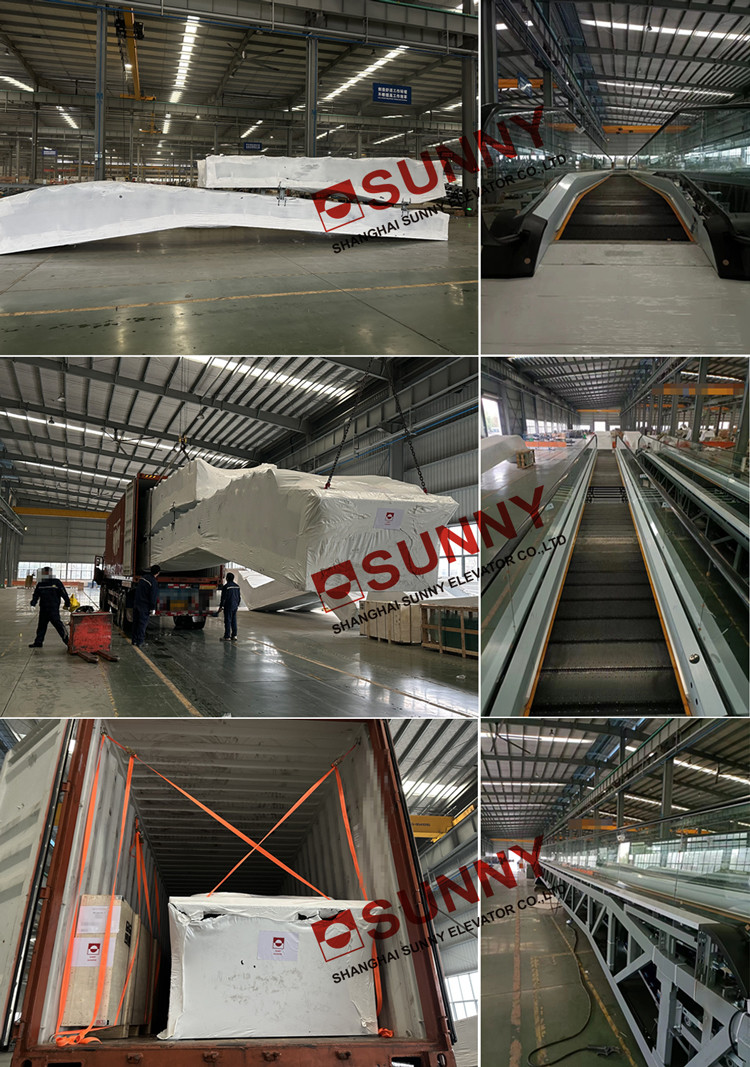 Commercial Shopping Mall Escalator Indoor 30 / 35 Degree Angle