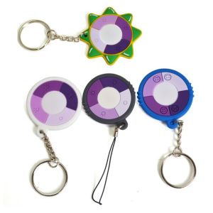 Buy cheap 2017 round shape PVC UV tester uv meter keychain product
