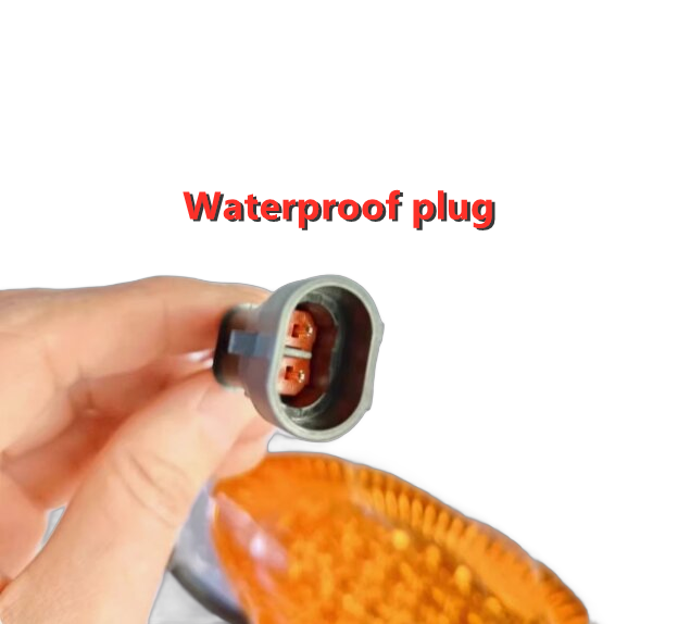 Bus General Purpose Side Turn Signal ZX527 LED Water Drop Shape 3M Glue 4111-00300