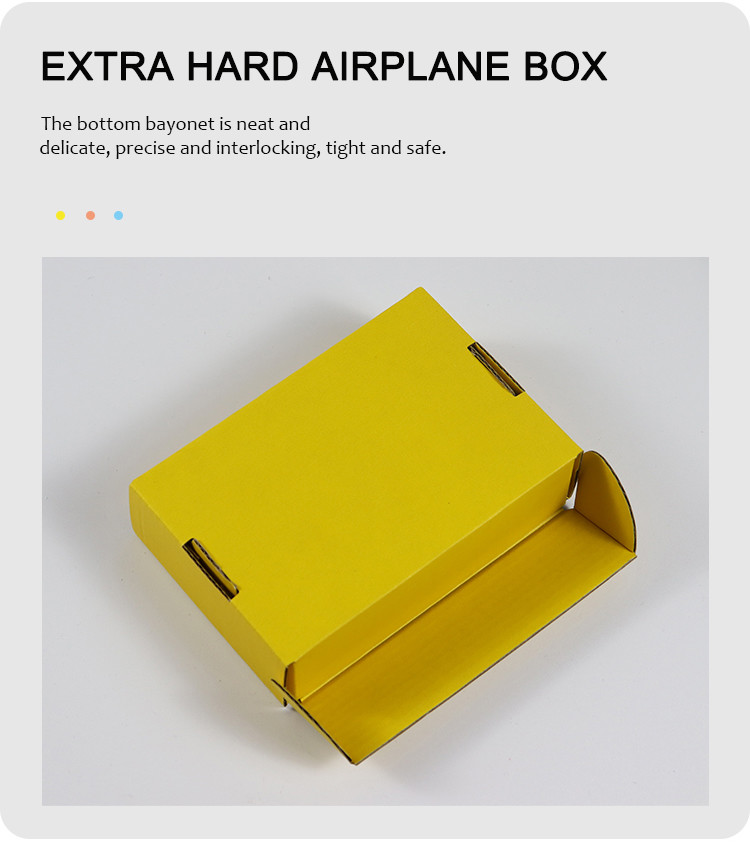 Unlimited Creativity Customizable Yellow Airplane Boxes To Create Packaging