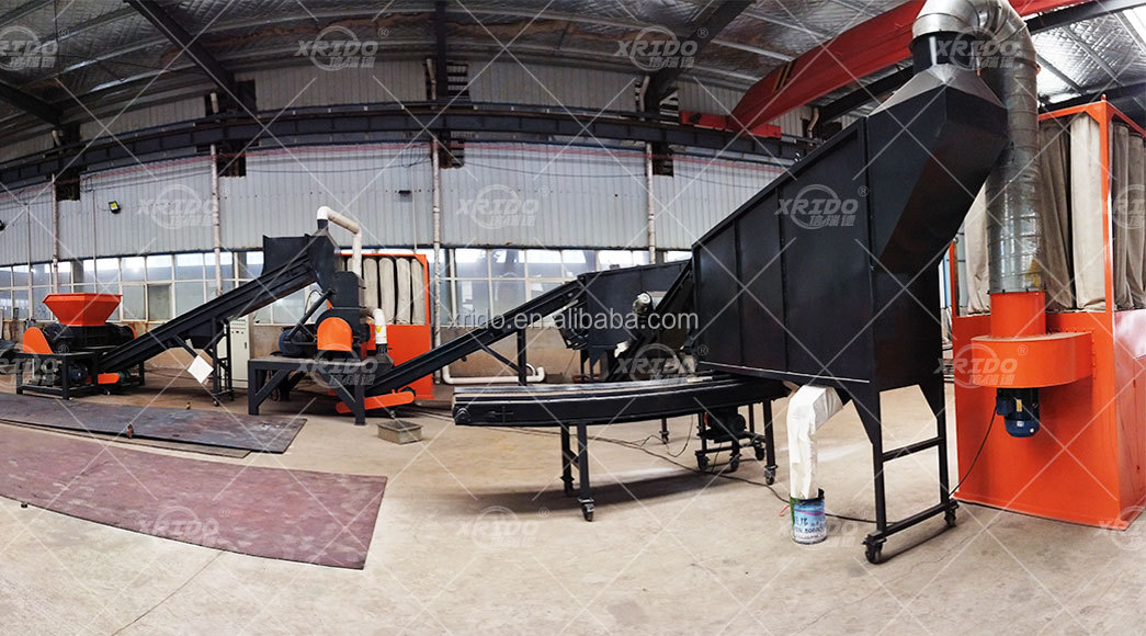 Waste Air Conditioner Radiator Separator Machine Copper Aluminum Radiator Recycling Machine