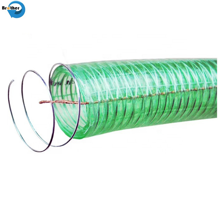 3/8 Inch to 6 Inch Clear Rigid PVC Steel Wire Reinforced Tube PVC Hose of Weifang China Manufacturer