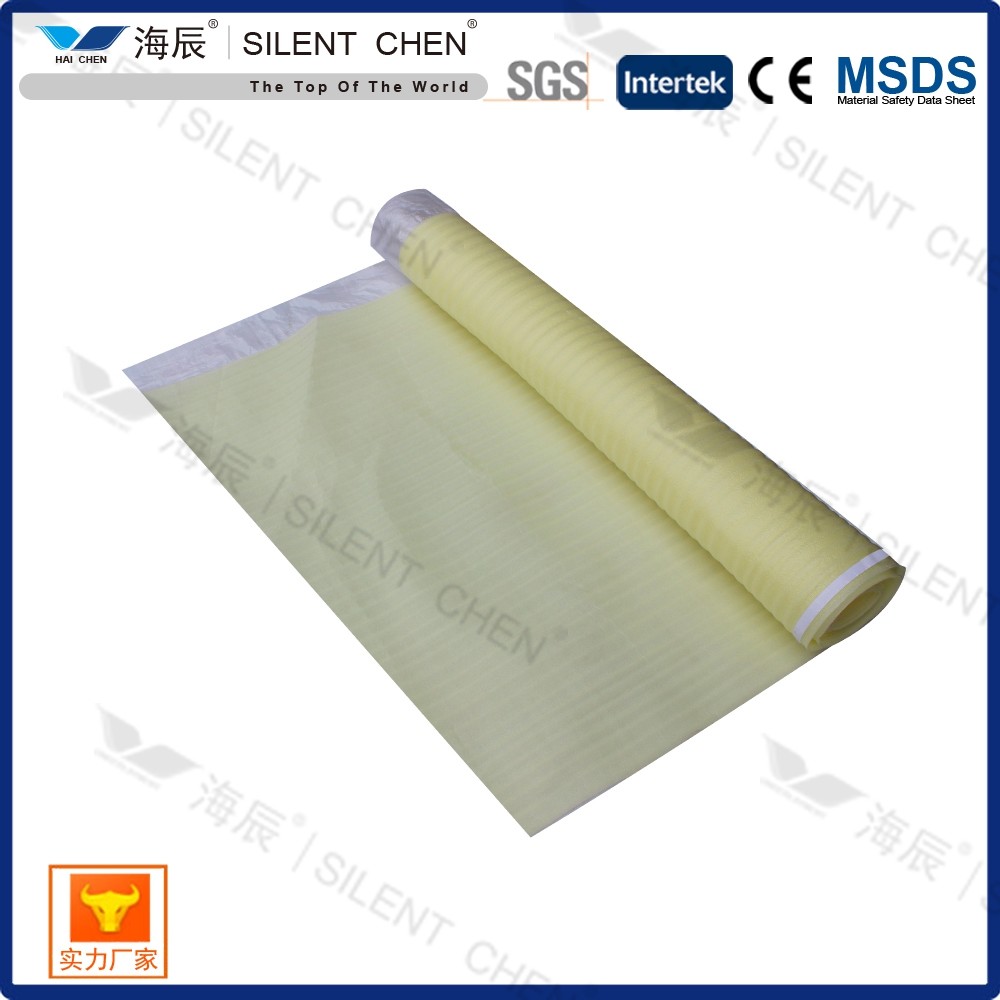20 Kg/Cbm Noise Reduction EPE Underlay Roll With PE Film