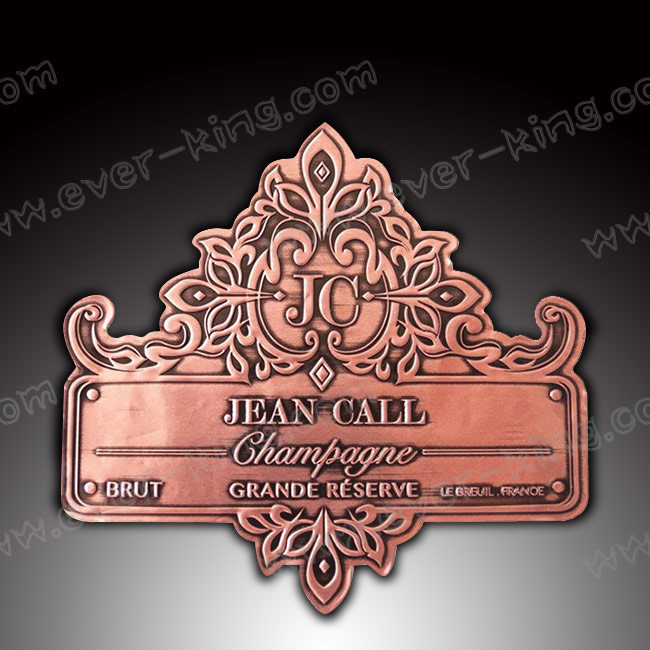 Personalized Customization Metal Spirit Custom Vodka Labels
