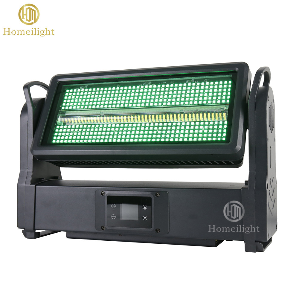 480pcs RGB 3in1 Leds 144pcs White Color Dmx512 Waterproof Party Strobe Light