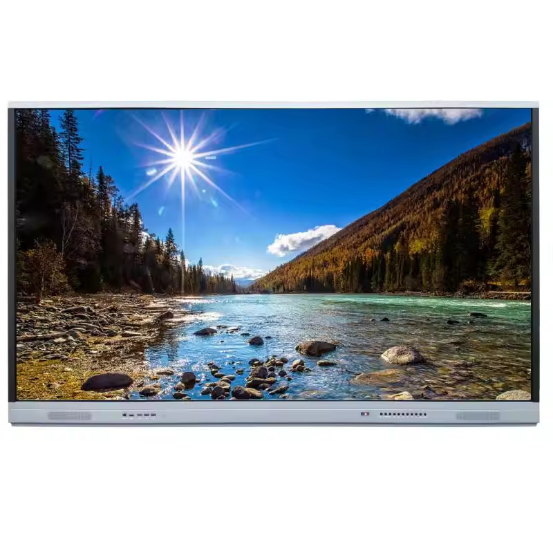 iBoard 65 Inch 4k LCD Interactive Boards Digital Flat Panel Smart Touch Screen for Conference Classroom