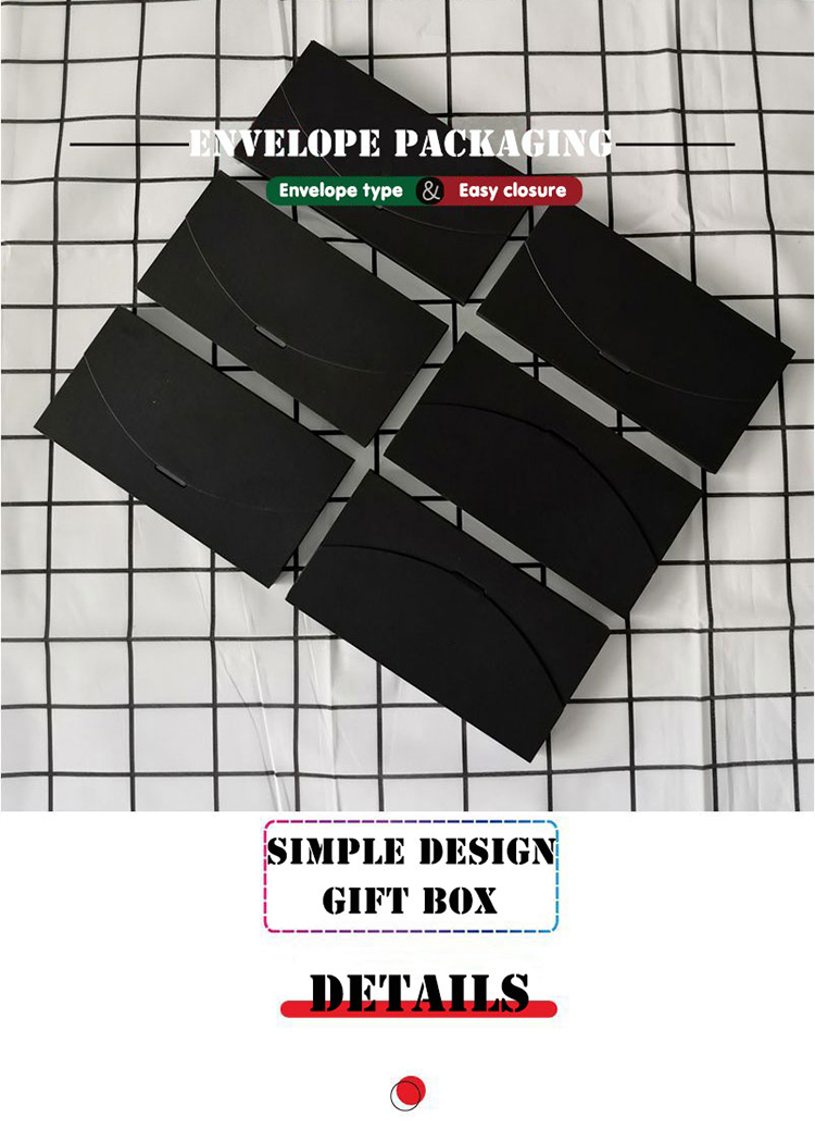 Rigid Kraft Paper Envelope Mobile Case Packaging Box OEM