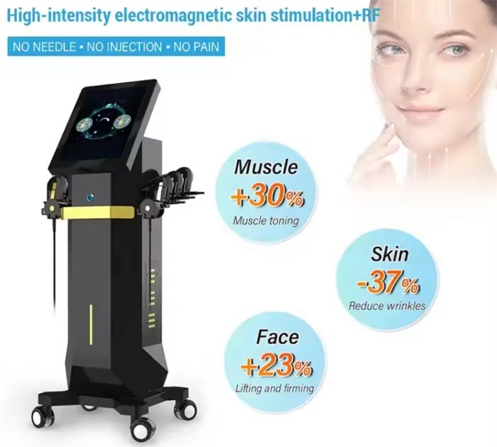 Vertical Facial Massager 6 Handles RET FACE EMS Muscle Stimulator Machine